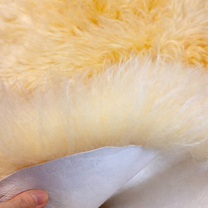 Premium Australian Sheepskin Rug 90×60cm Long Wool
