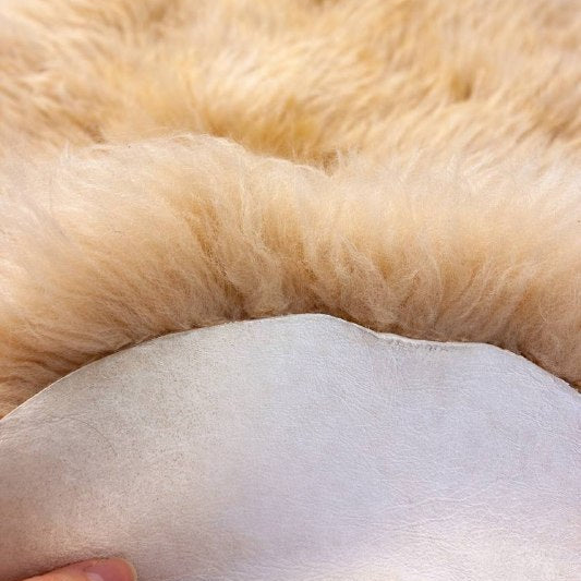 Premium Australian Sheepskin Rug 90×60cm Long Wool