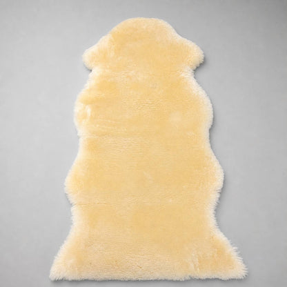 Premium Australian Sheepskin Rug 136×65cm Short Wool Cream Rug