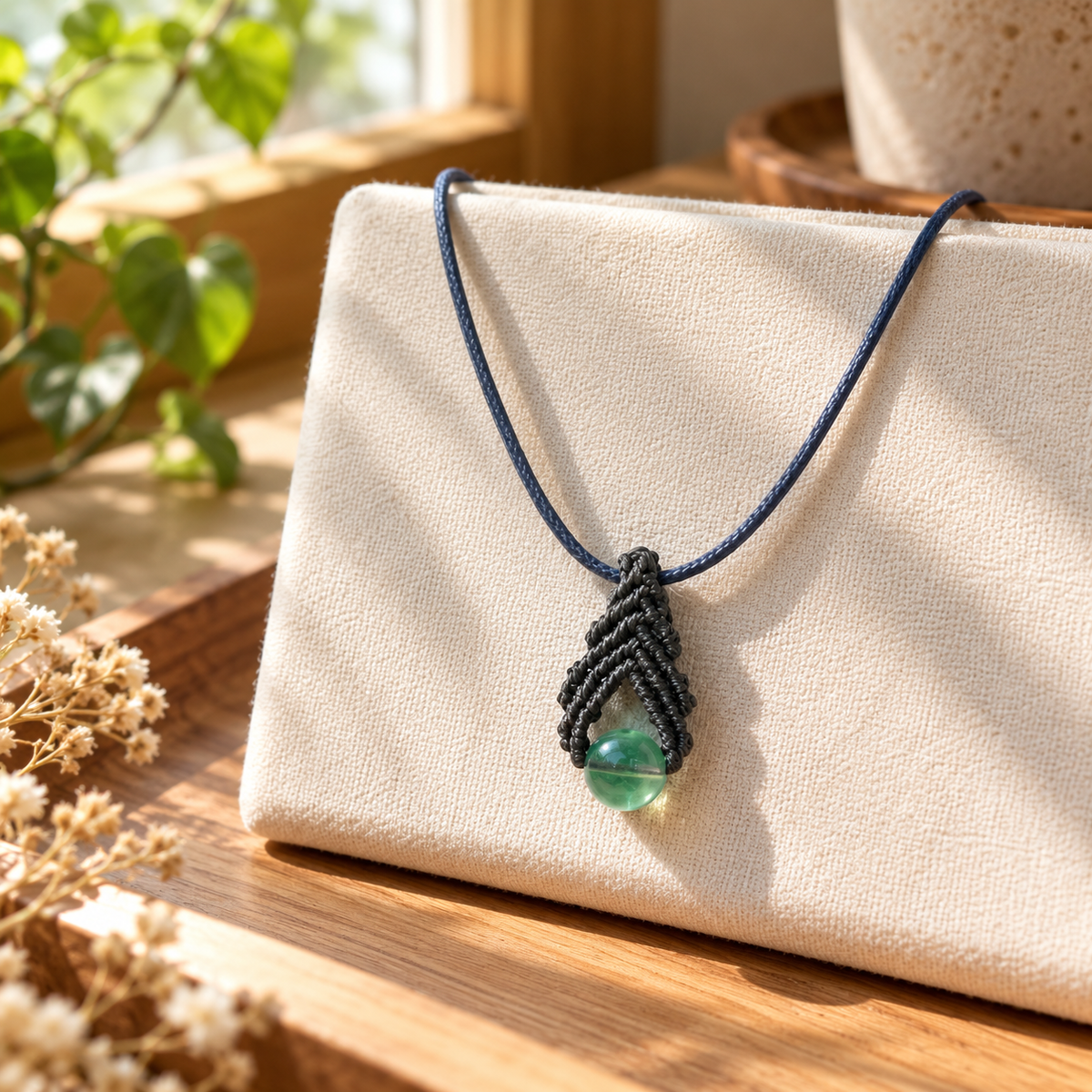 Macramé Pendant DIY Tutorial – Step-by-Step PDF + Video