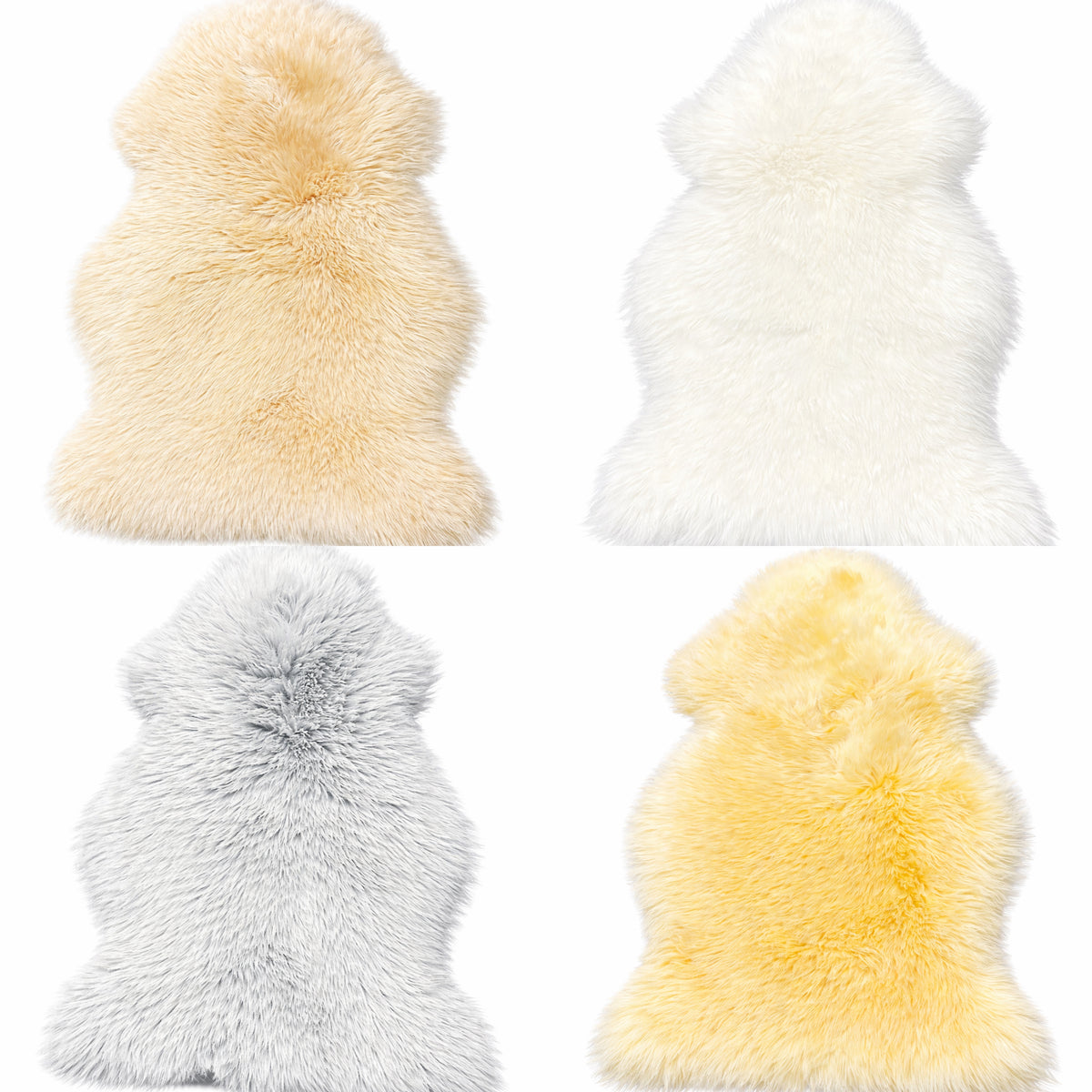 Premium Australian Sheepskin Rug 90×60cm Long Wool