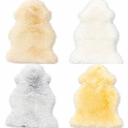 Premium Australian Sheepskin Rug 90×60cm Long Wool