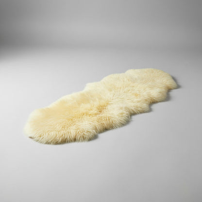 Australian Sheepskin Rug 185×65cm Long Wool Double Sheepskin